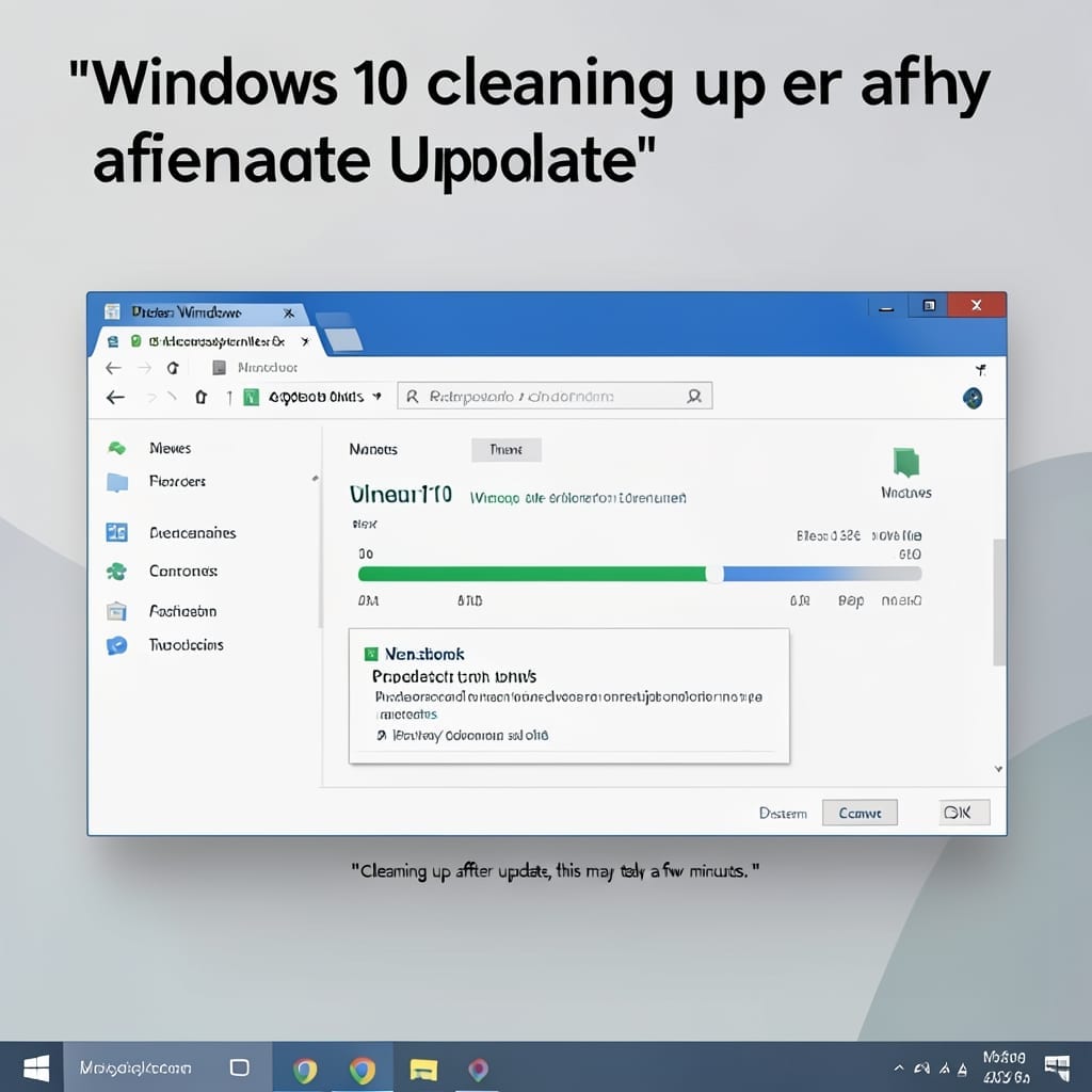 Windows 10 Cleaning Up After Update: Quick Disk Space Recovery