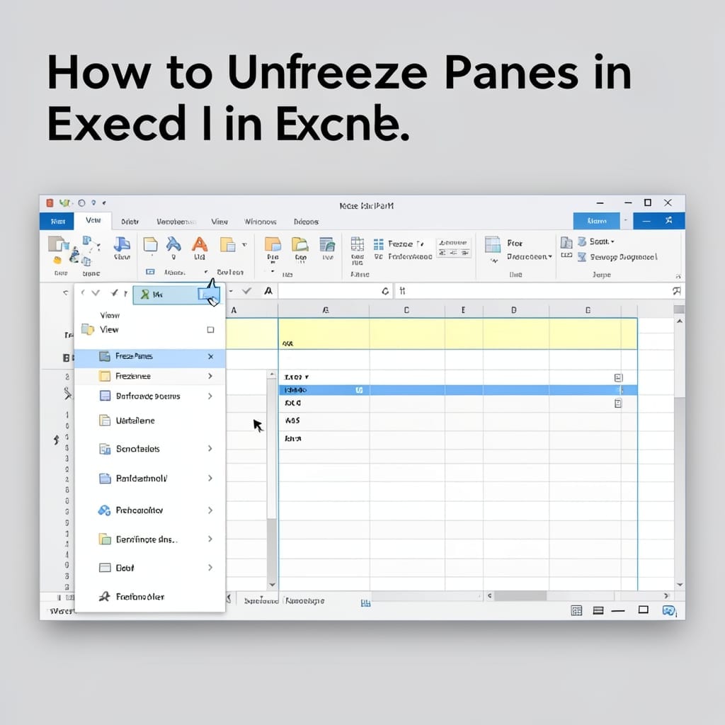 How To Unfreeze Panes In Excel: Quick Fix For Split Views
