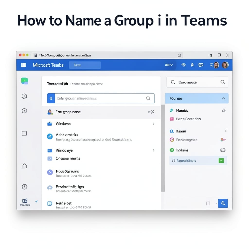 How to Name a Group in Teams: Simple Method for Better Organization
