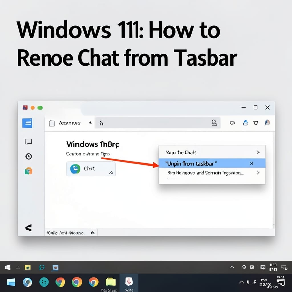 Windows 11 How To Remove Chat From Taskbar: Quick Registry Editor Method