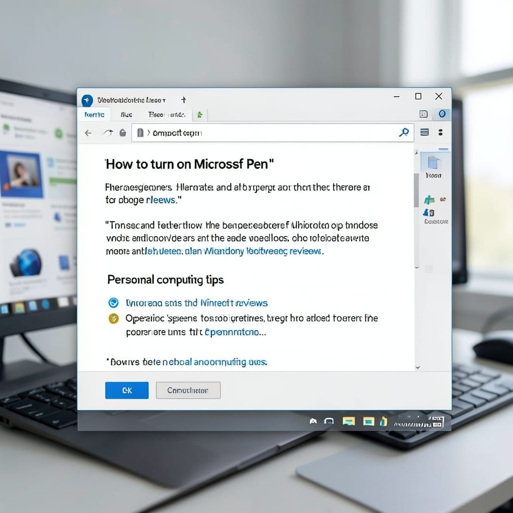 How To Turn On Microsoft Pen: Simple Tap and Go Activation