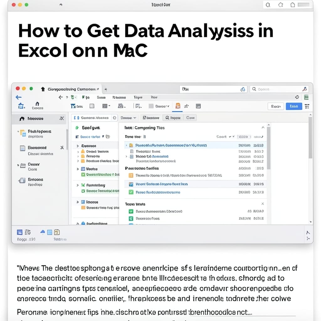 How To Get Data Analysis In Excel On Mac: Streamlined Function Method