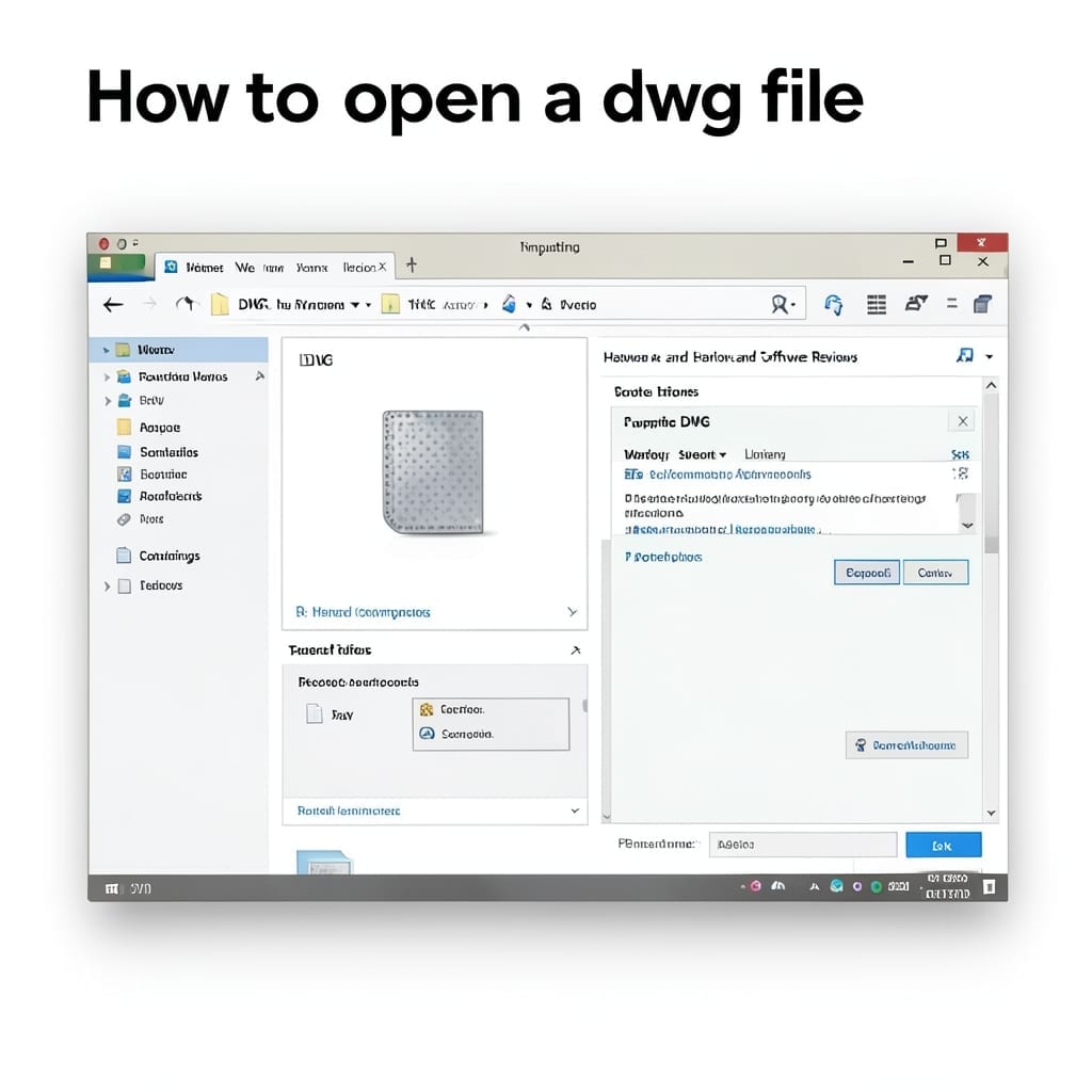 How To Open A DWG File: Native Viewer and Free CAD Software Options
