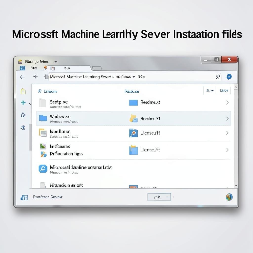 Microsoft Machine Learning Server Installation Files: Complete Offline Package for Enterprise Deployment