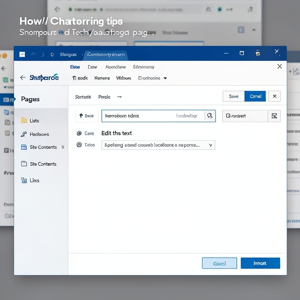 How to Edit a SharePoint Page: Step-by-Step Customization Guide