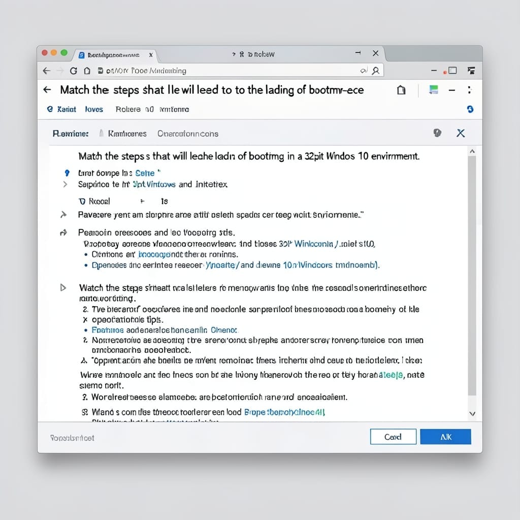 Match the Steps That Will Lead to the Loading of Bootmgr Exe in a 32 Bit Windows 10 Environment: Essential Boot Process Guide