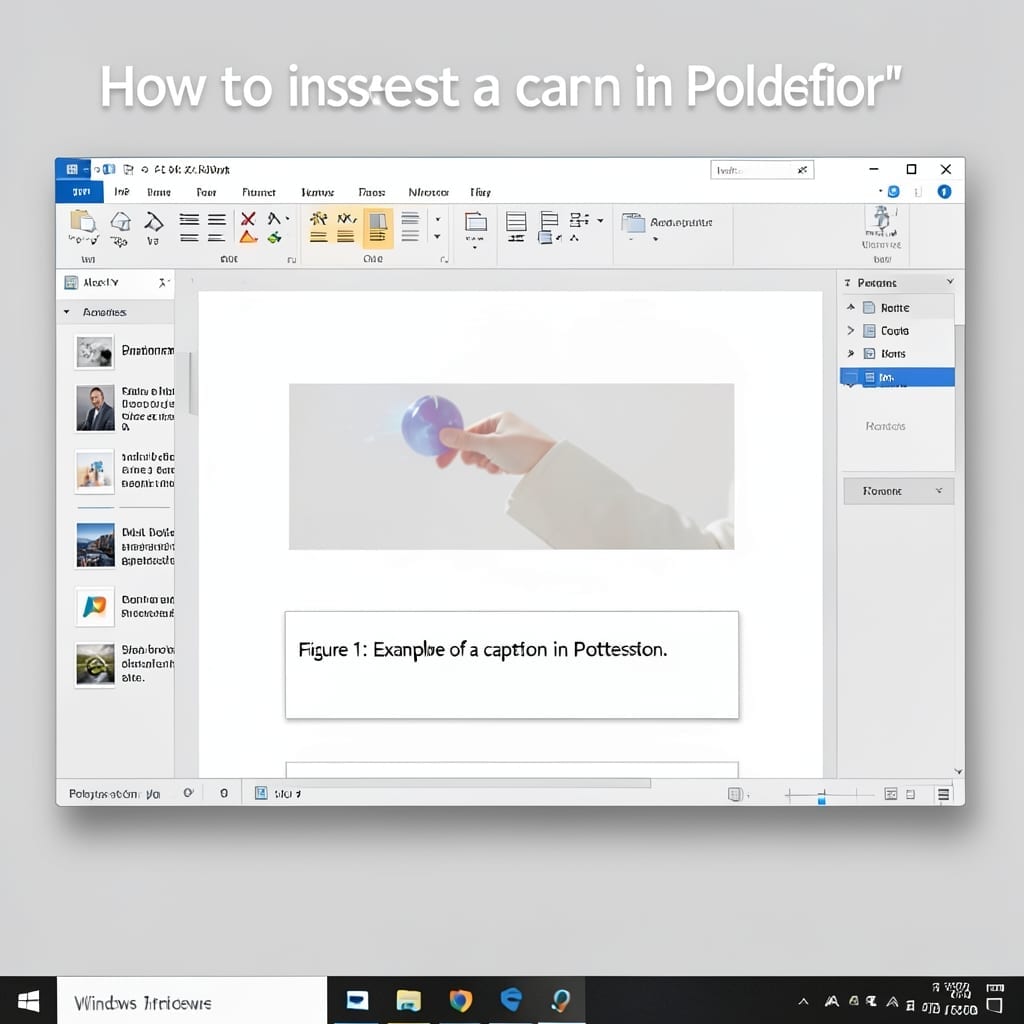 How to Insert Caption in PowerPoint: Simple Text Overlay Method