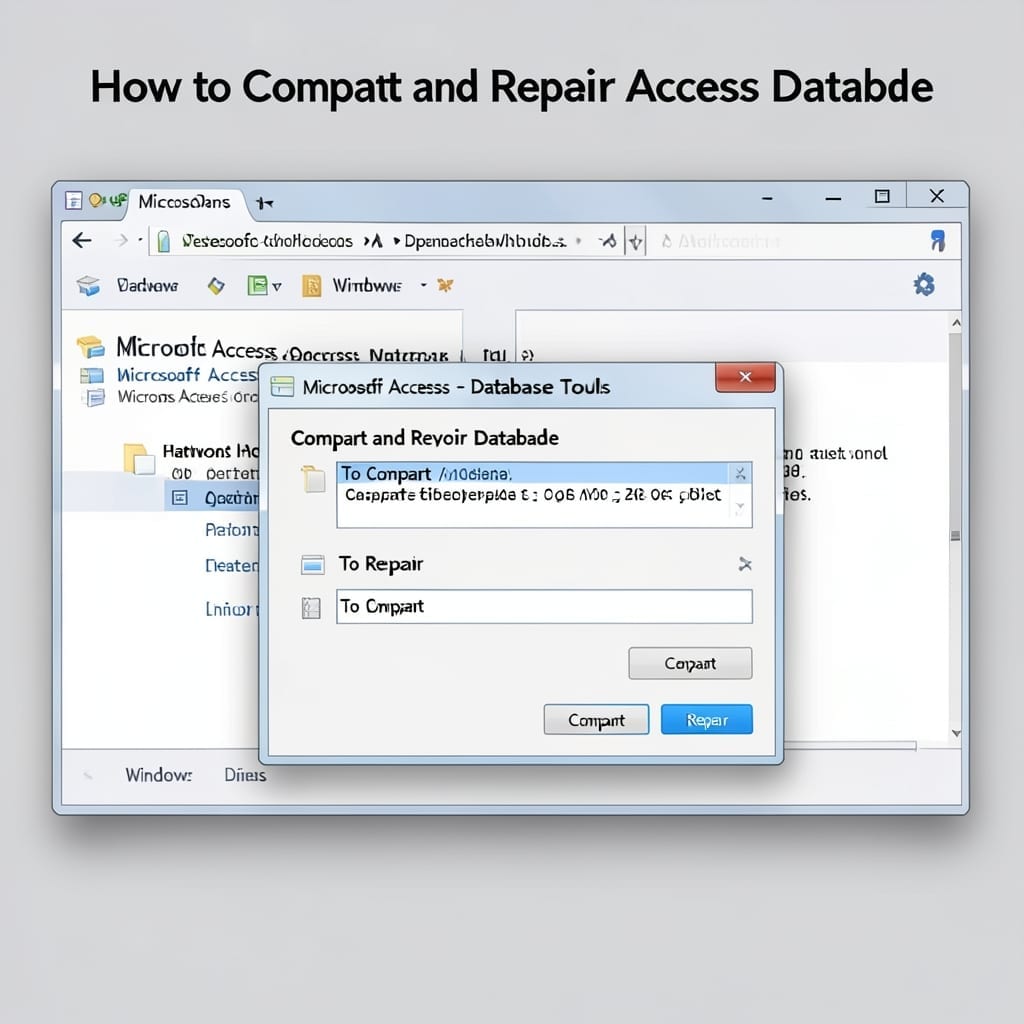 How To Compact And Repair Access Database: Quick Fix for Corrupted Files