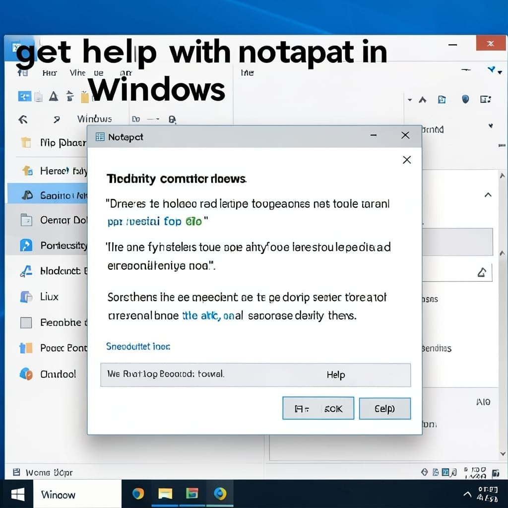 Get Help With Notepad in Windows: Step by Step Troubleshooting Guide
