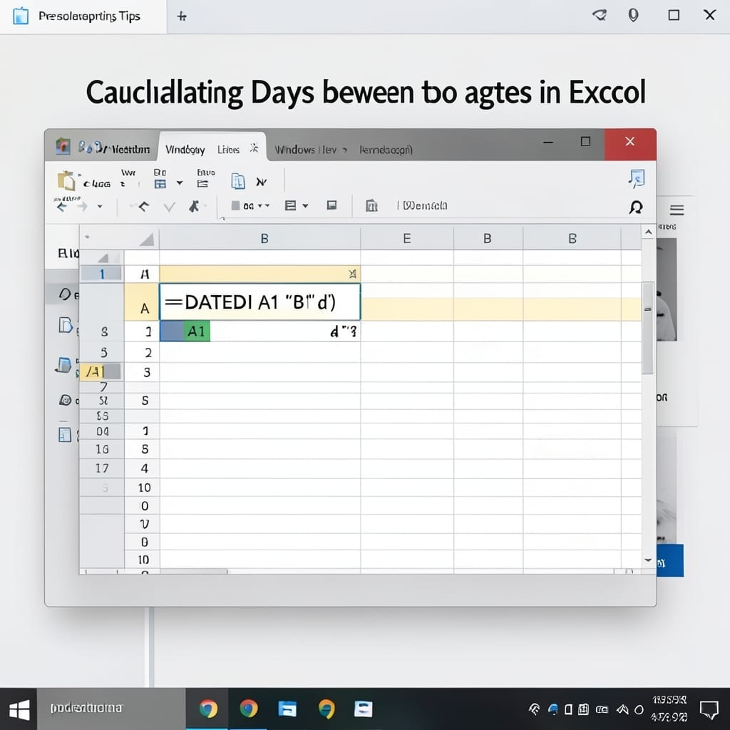 Excel Calculate Days Between Two Dates: Simple Formula for Precise Results