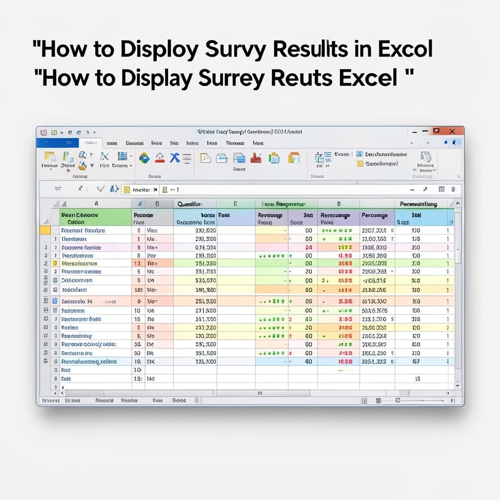 How to Display Survey Results in Excel: Visual Data with Dynamic Charts