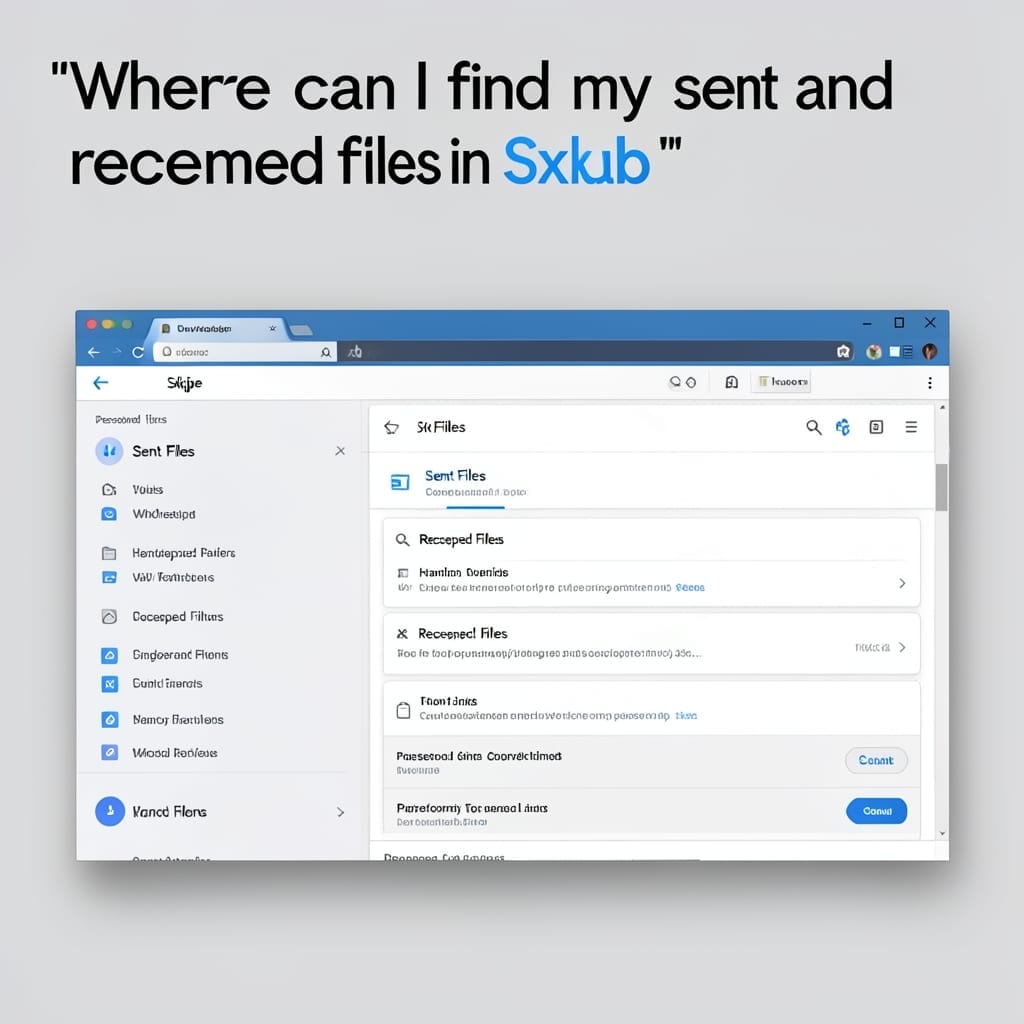 Where Can I Find My Sent and Received Files in Skype: Quick Access to Your Conversation History