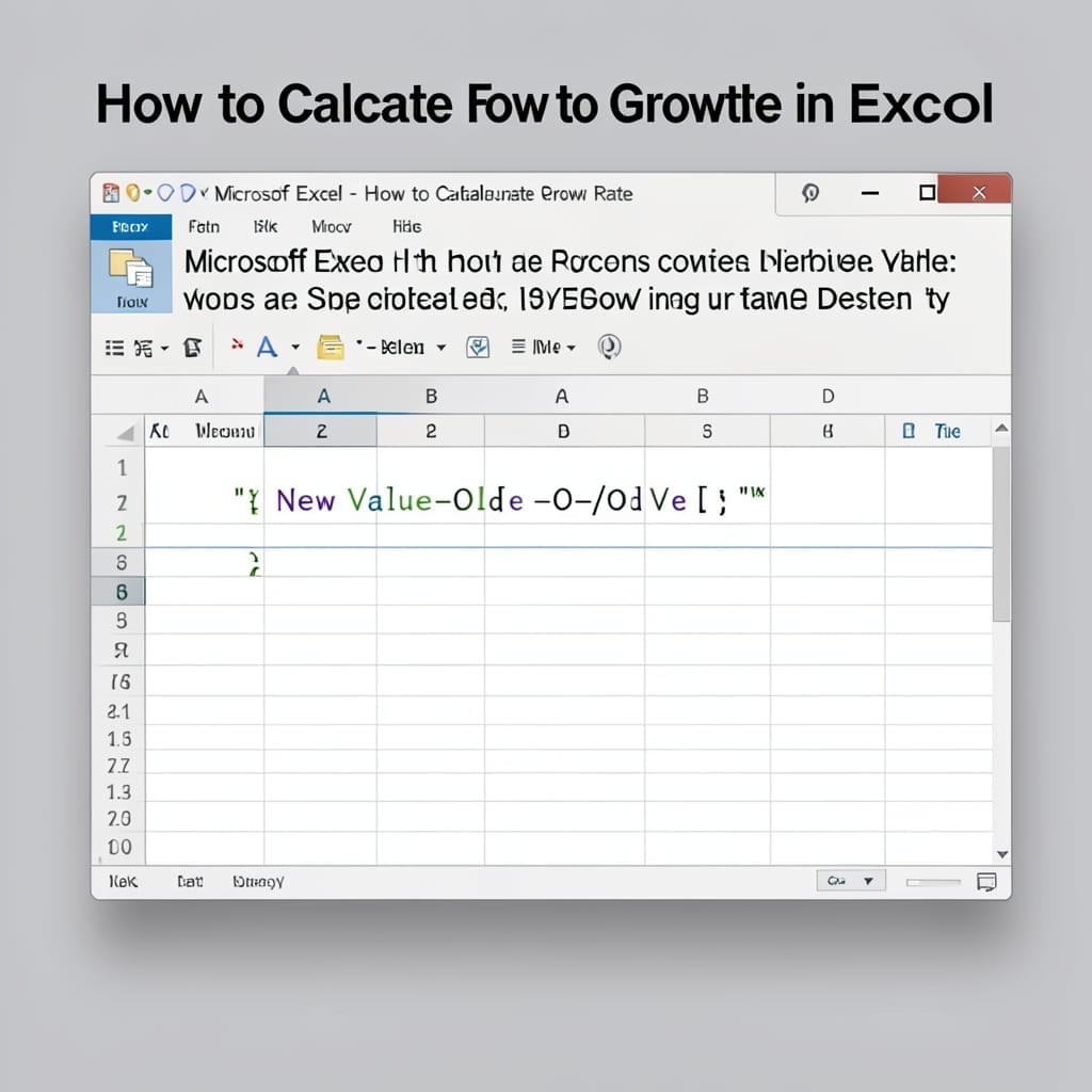 How To Calculate Growth Rate In Excel: Simple Formula for Data Analysis