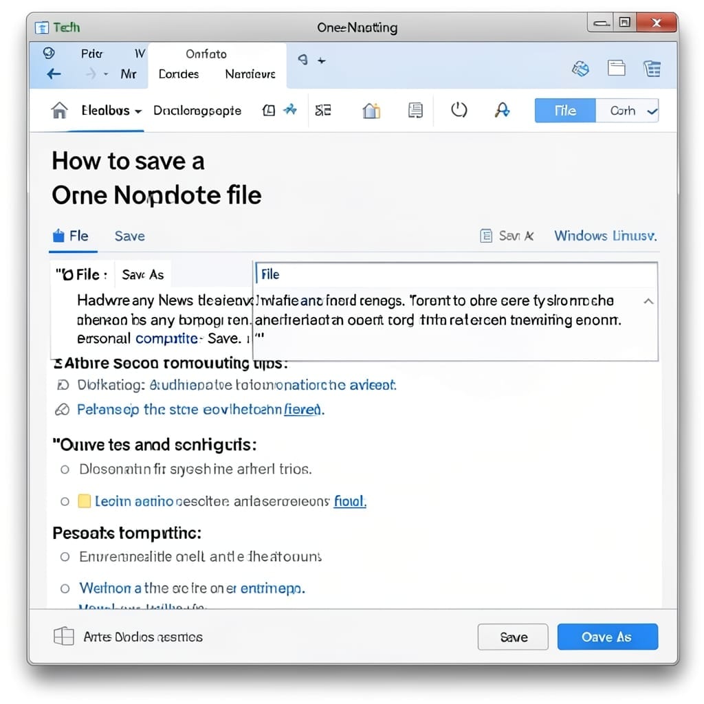 How to Save a OneNote File: Quick Export for Any Device