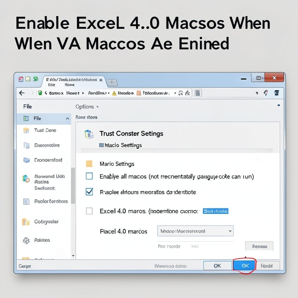 Enable Excel 4.0 Macros When VBA Macros Are Enabled: Legacy Functionality Guide