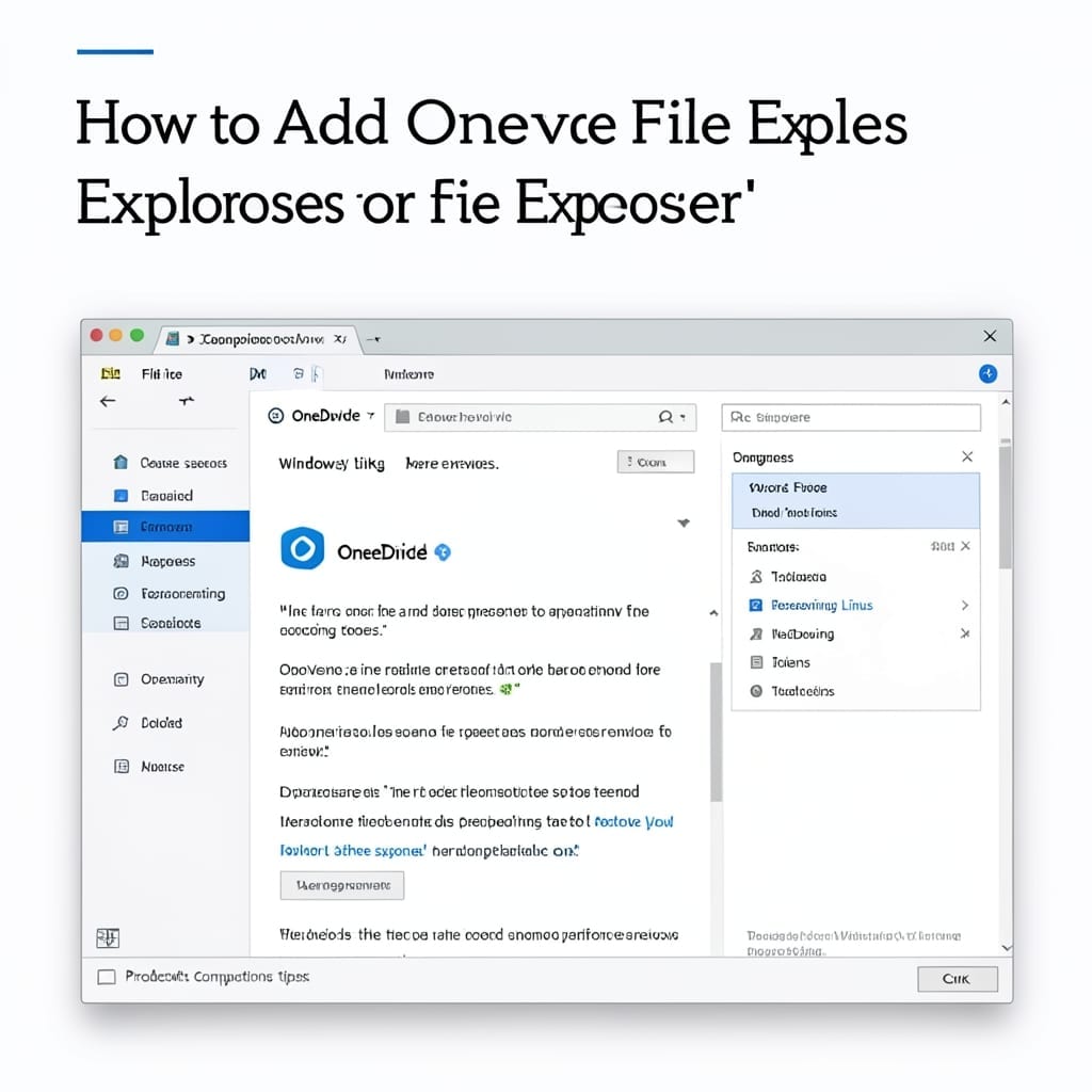How To Add OneDrive To File Explorer: Seamless Cloud Access Integration