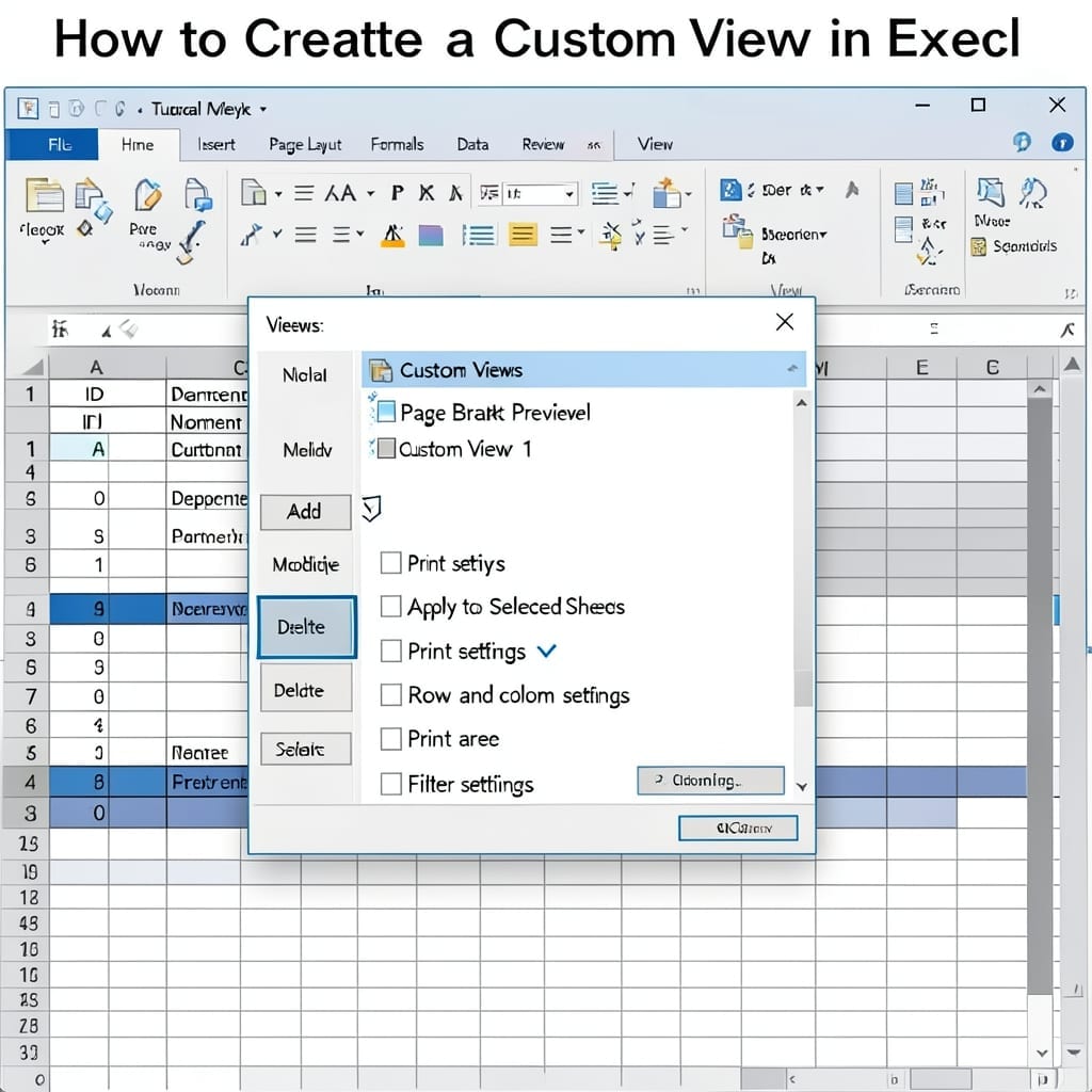 How To Create A Custom View In Excel: Streamlined Data Focus