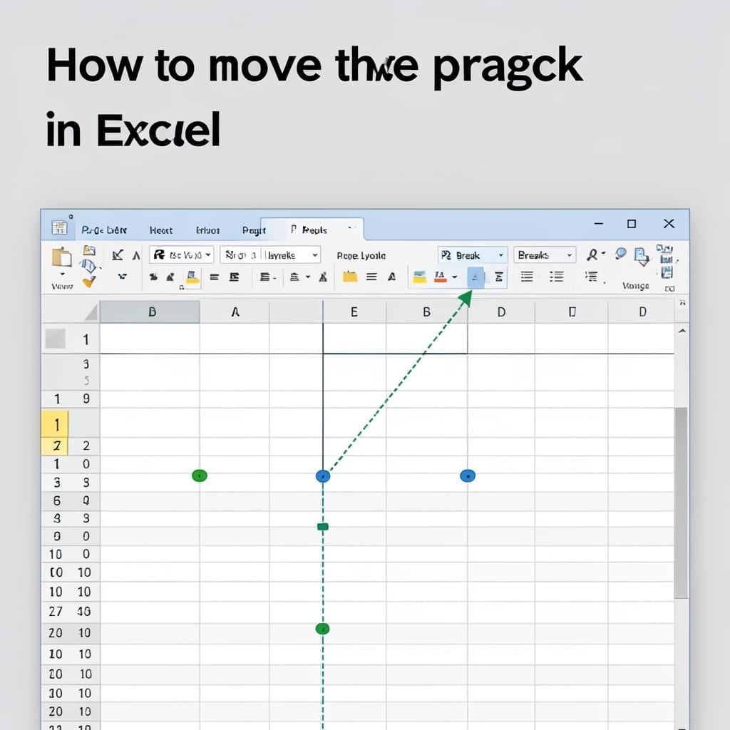 How To Move The Page Break In Excel: Precise Row And Column Control