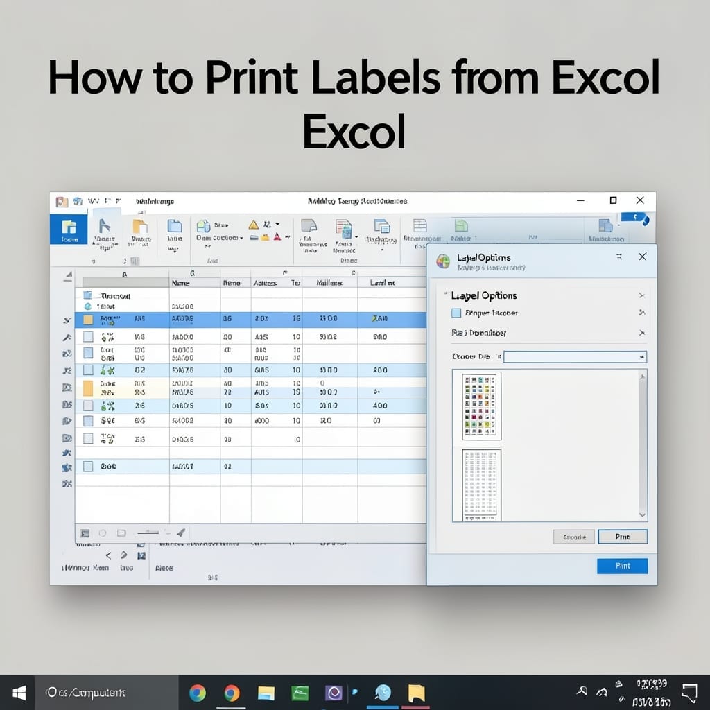 How To Print Labels From Excel: Step-By-Step Mail Merge Guide
