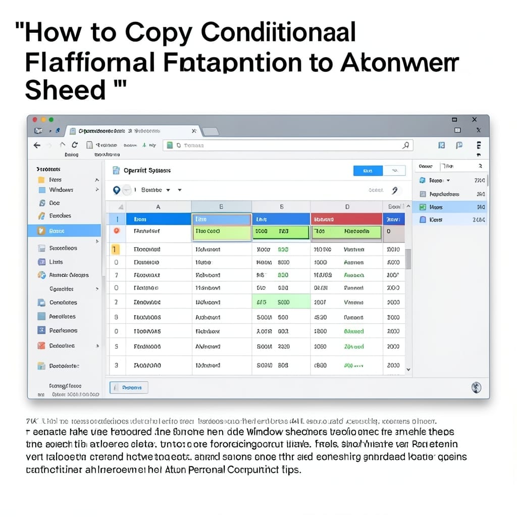 How to Copy Conditional Formatting to Another Sheet: Effortless Cross-Tab Consistency