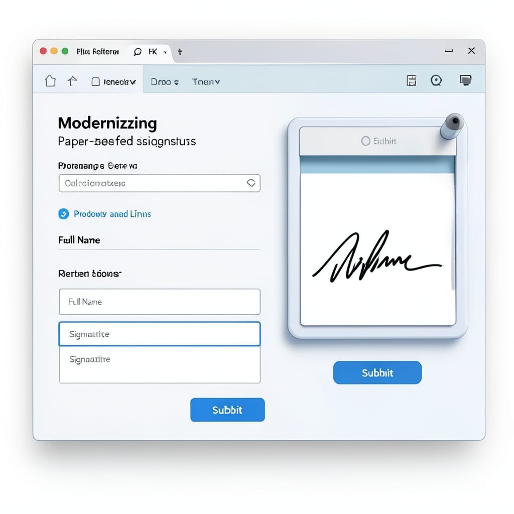 Modernize Paper-Based Forms And Signatures: Digital Transformation Guide
