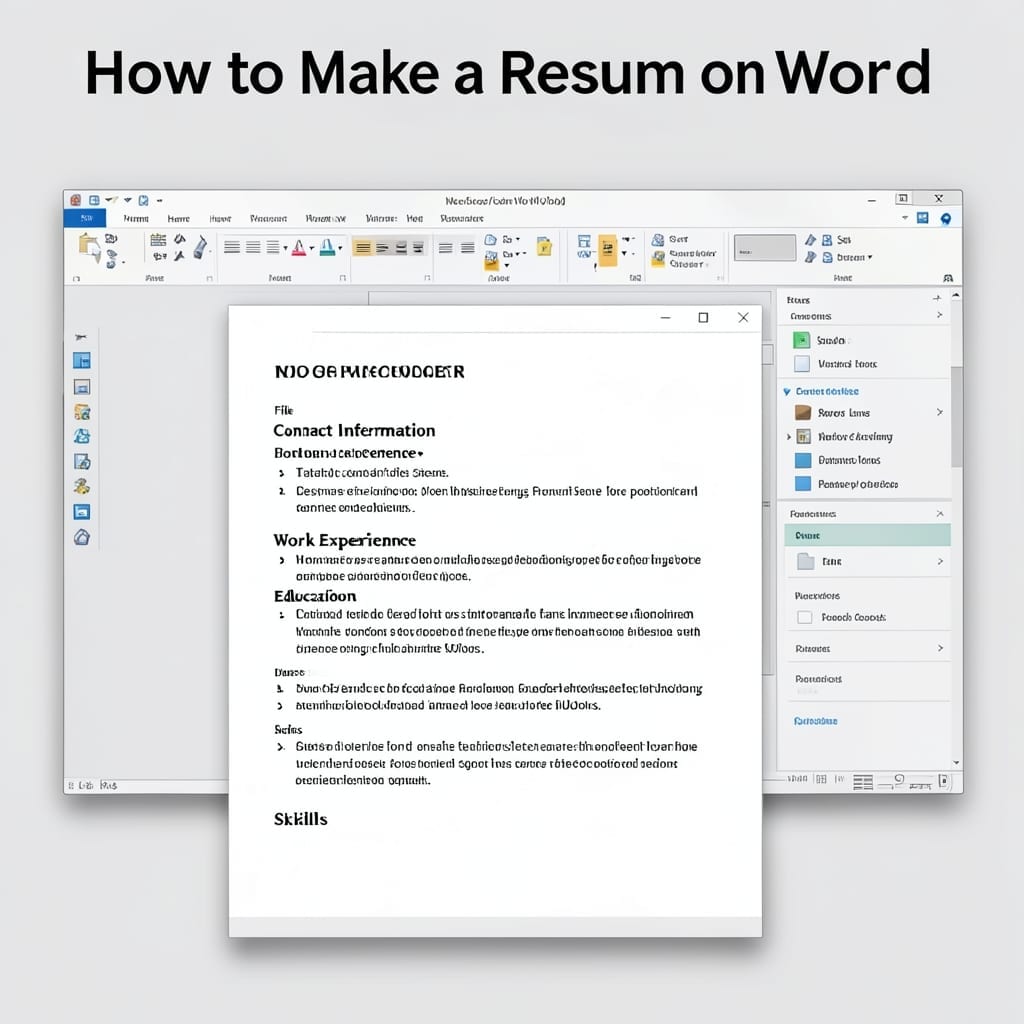 How To Make A Resume On Word: Professional Formatting in Minutes