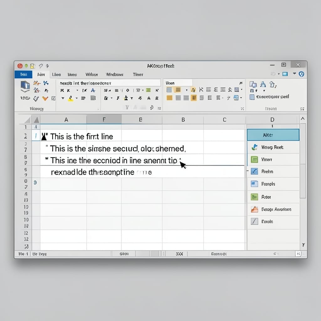 Next Line in Same Cell Excel: Alt+Enter for Seamless Entry