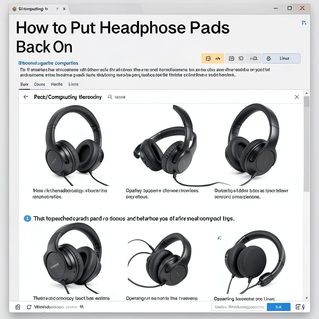 How To Put Headphone Pads Back On: Secure Fit in 3 Simple Steps