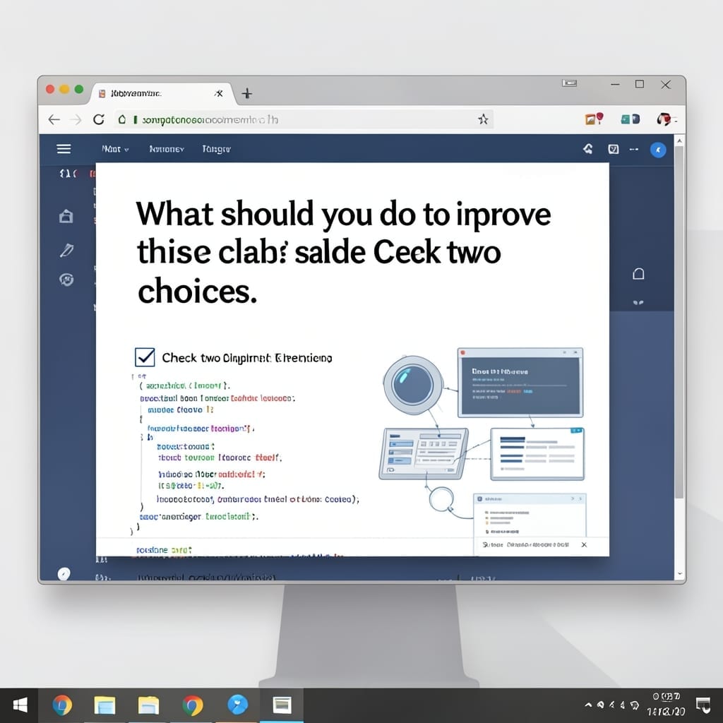 What Should You Do To Improve This Slide Check Two Choices: Pro Tips for Impactful Presentations