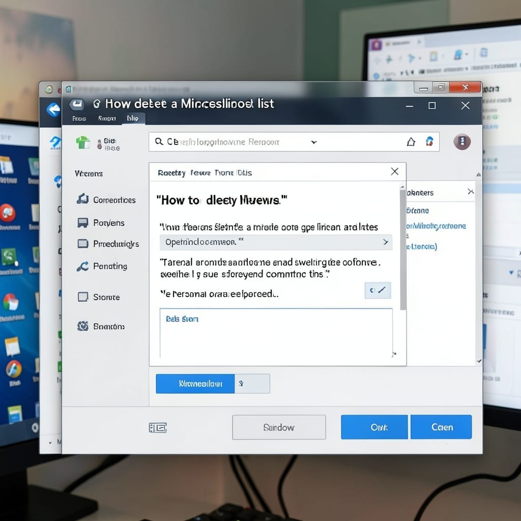 How to Delete a Microsoft List: Permanent Removal in 3 Clicks