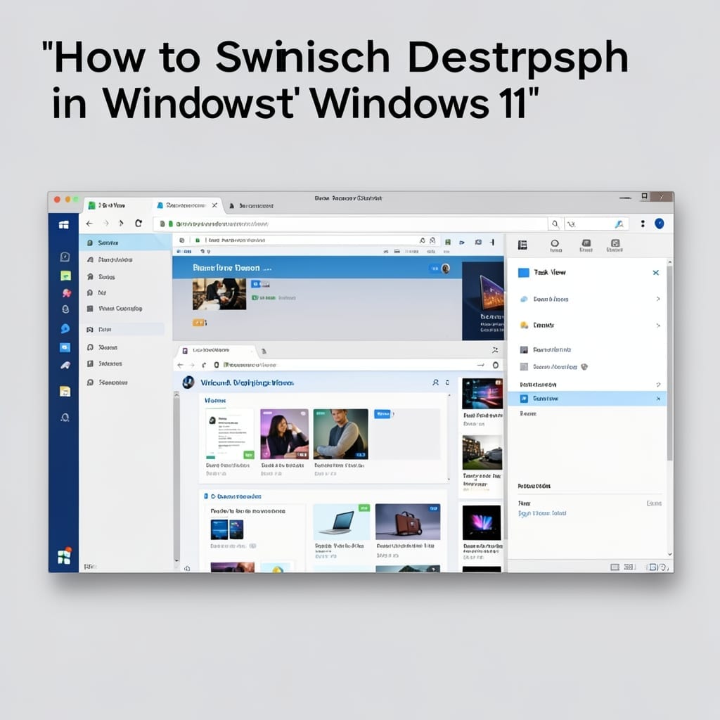 How to Switch Desktops Windows 11: Virtual Desktop Navigation Made Easy