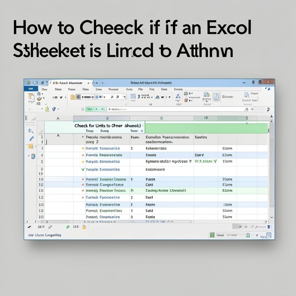 How To Check If An Excel Sheet Is Linked To Another: Quick Dependency Audit Method