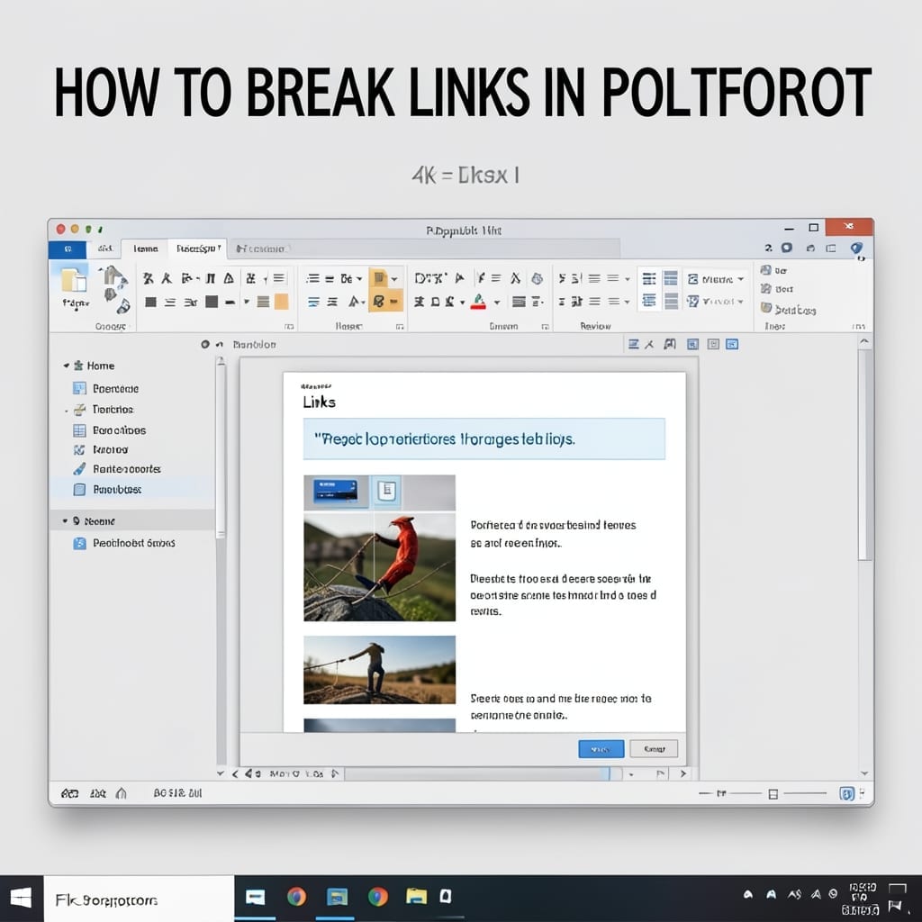 How to Break Links in PowerPoint: Maintain Formatting While Removing Connections
