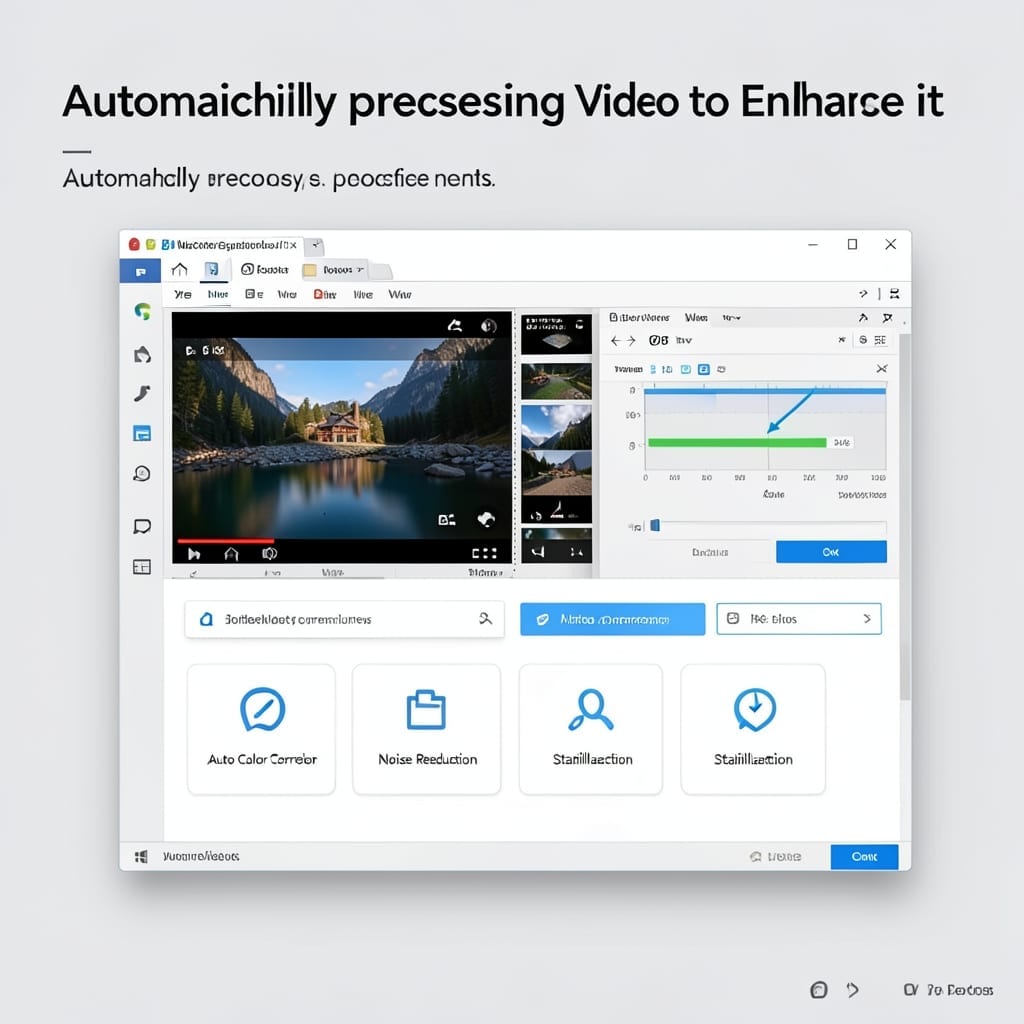 Process Video Automatically to Enhance It: AI-Powered One-Click Upgrades