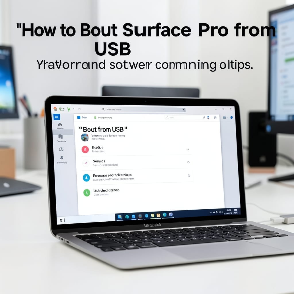 How to Boot Surface Pro From USB: Step-By-Step Recovery Guide
