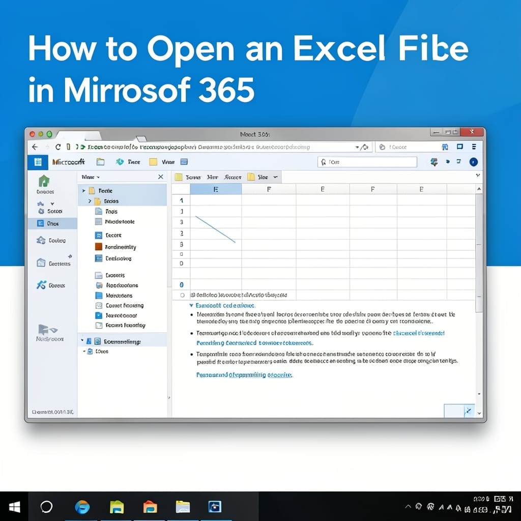 How To Open Excel File In Microsoft 365: Direct Access Method