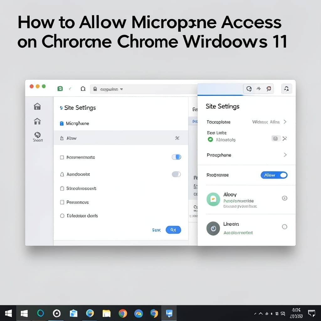 How to Allow Microphone Access on Chrome Windows 11: Quick Permission Fix