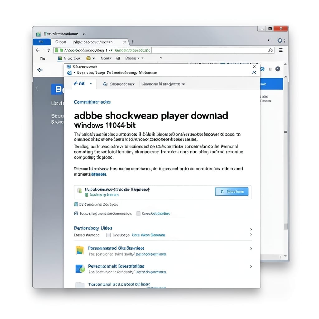Adobe Shockwave Player Download Windows 10 64-Bit: Official Installer Guide