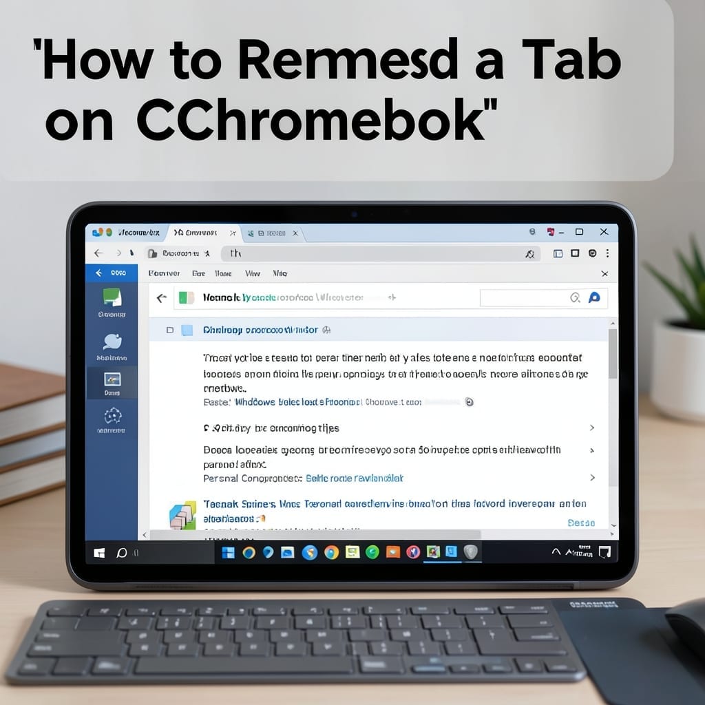 How to Rename a Tab on Chromebook: Simple Click-and-Type Method