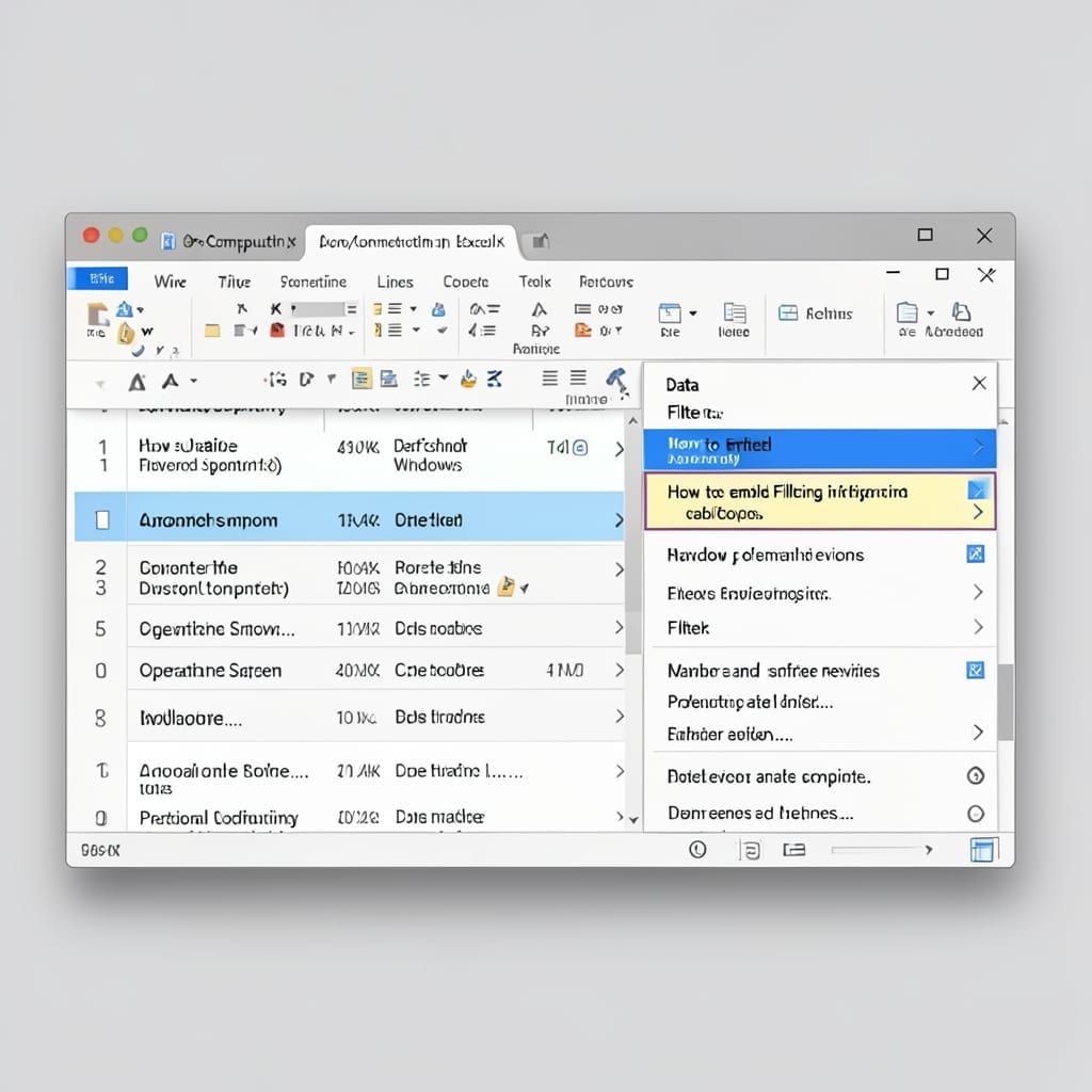 How to Enable Filtering in Excel: Quick Data Sorting in Seconds