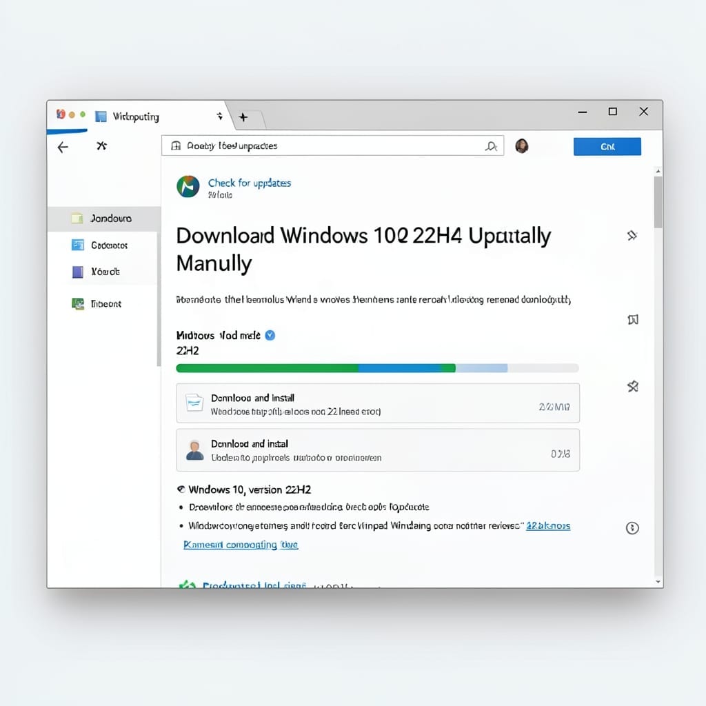 Download Windows 10 22H2 Update Manually: Official Microsoft ISO Method