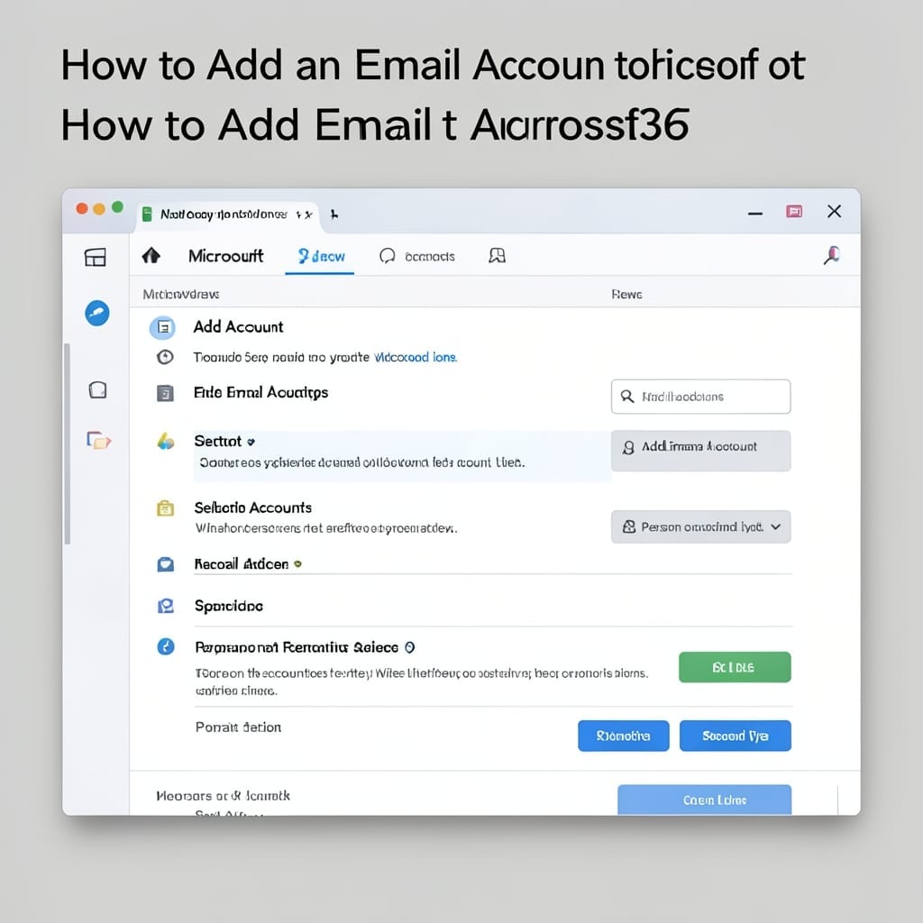 Add Email Account to Microsoft 365: Streamlined Setup for Outlook Access