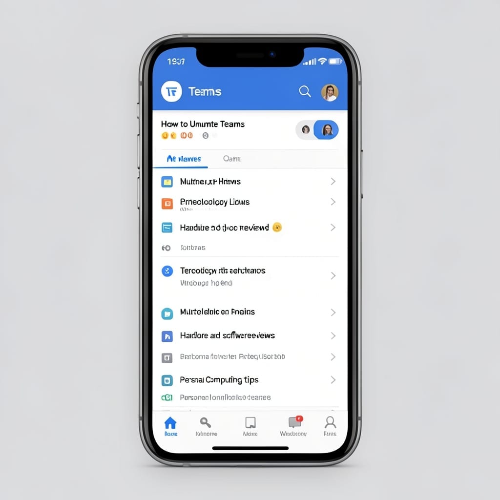 How To Unmute Teams On Phone: Quick Audio Fix For Mobile Calls