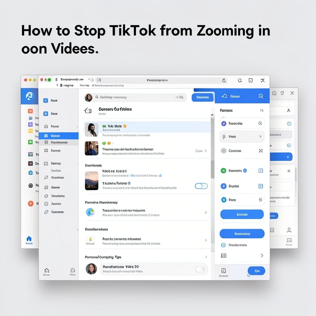 How To Stop TikTok From Zooming In On Videos: Disable Auto-Zoom in Settings