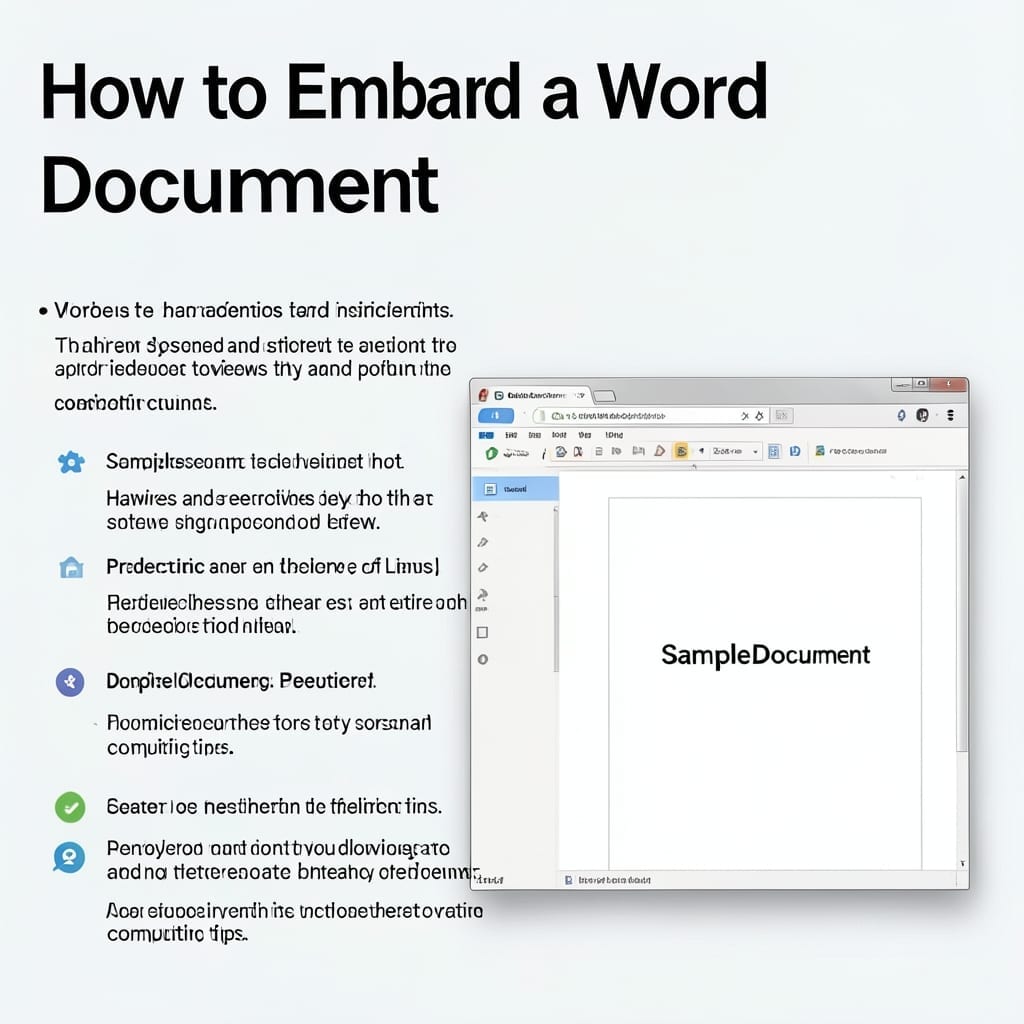 How To Embed A Word Document: Step By Step Integration Method