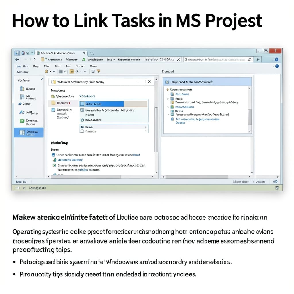 How to Link Tasks in MS Project: Step-by-Step Dependency Setup