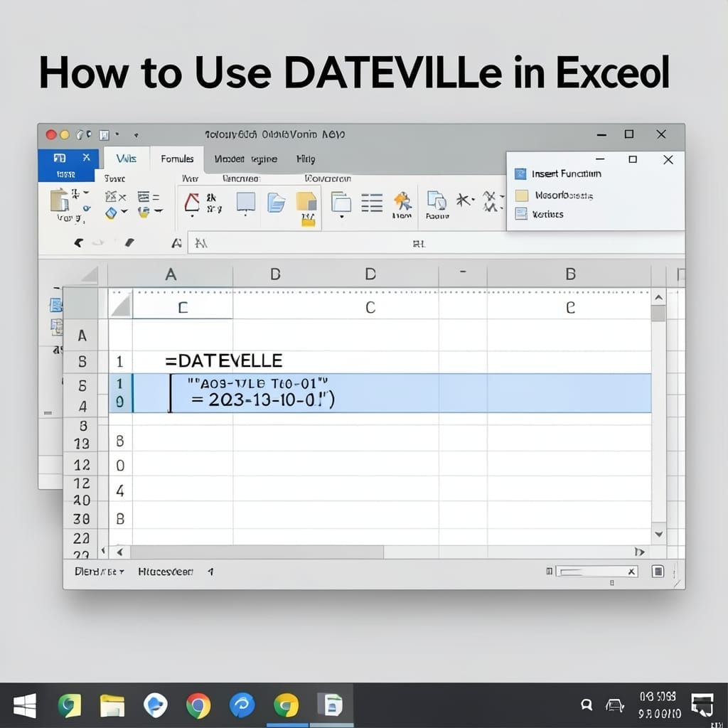 How to Use DATEVALUE in Excel: Convert Text Dates to Working Values