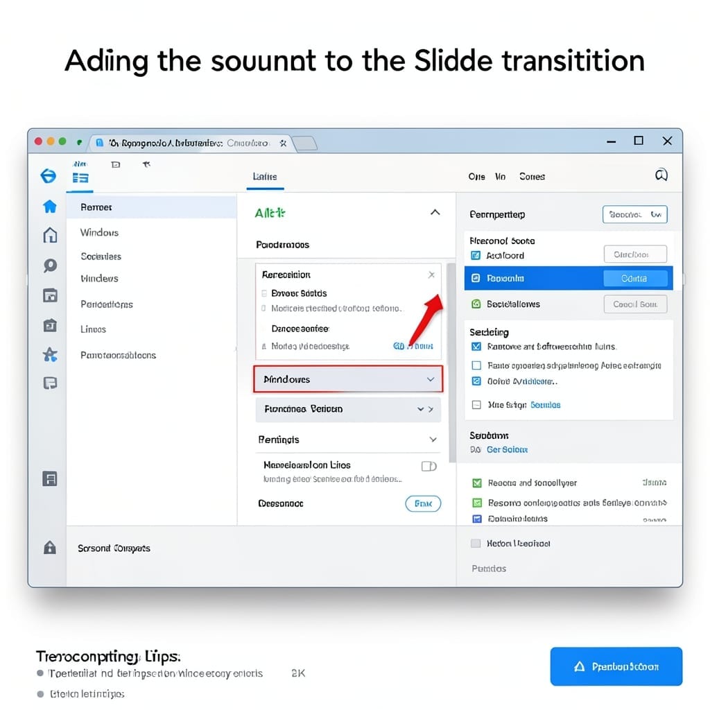 Add The Arrow Sound To The Slide Transition: Quick Audio Enhancement for Presentations