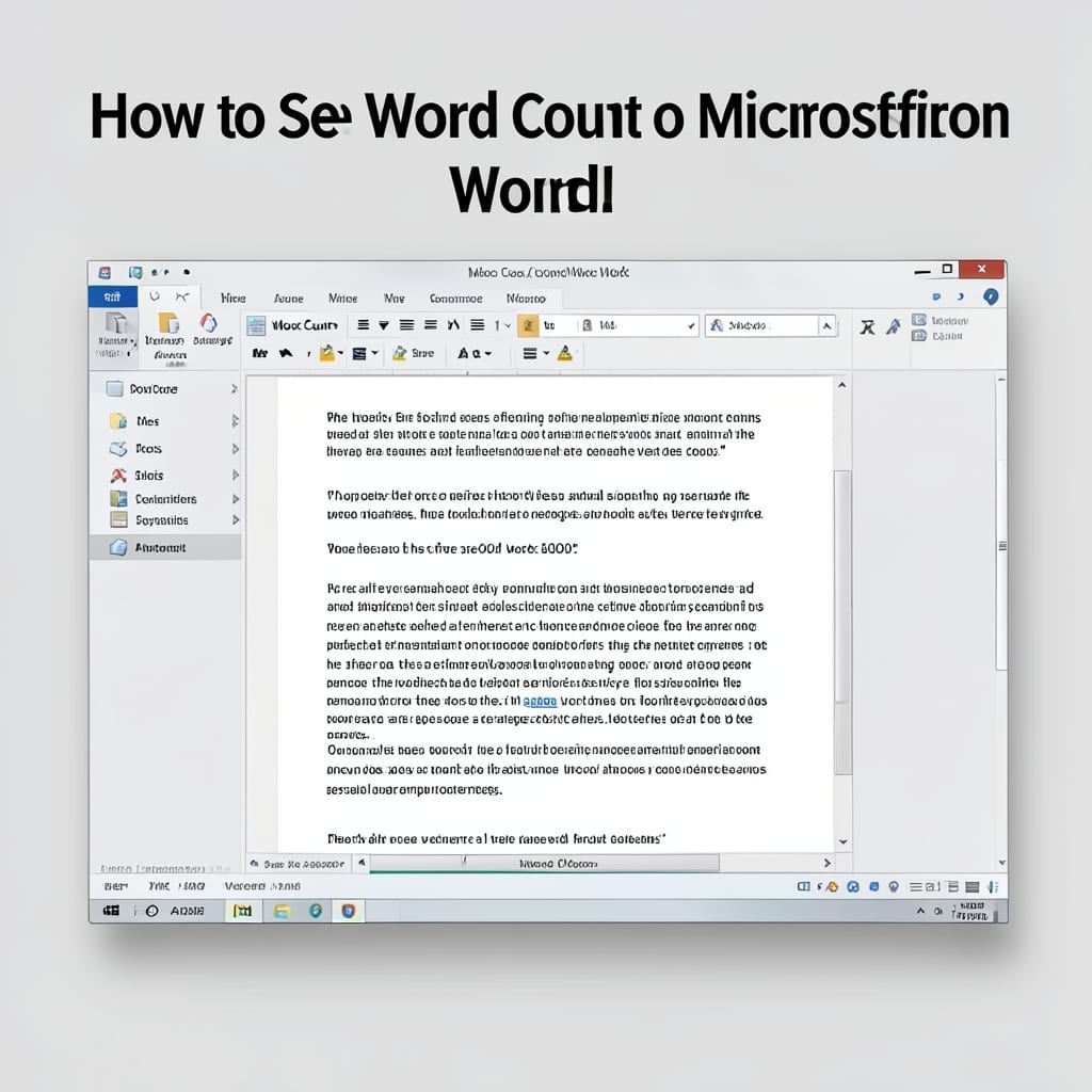 How to See Word Count on Microsoft Word: Instant Character and Page Statistics