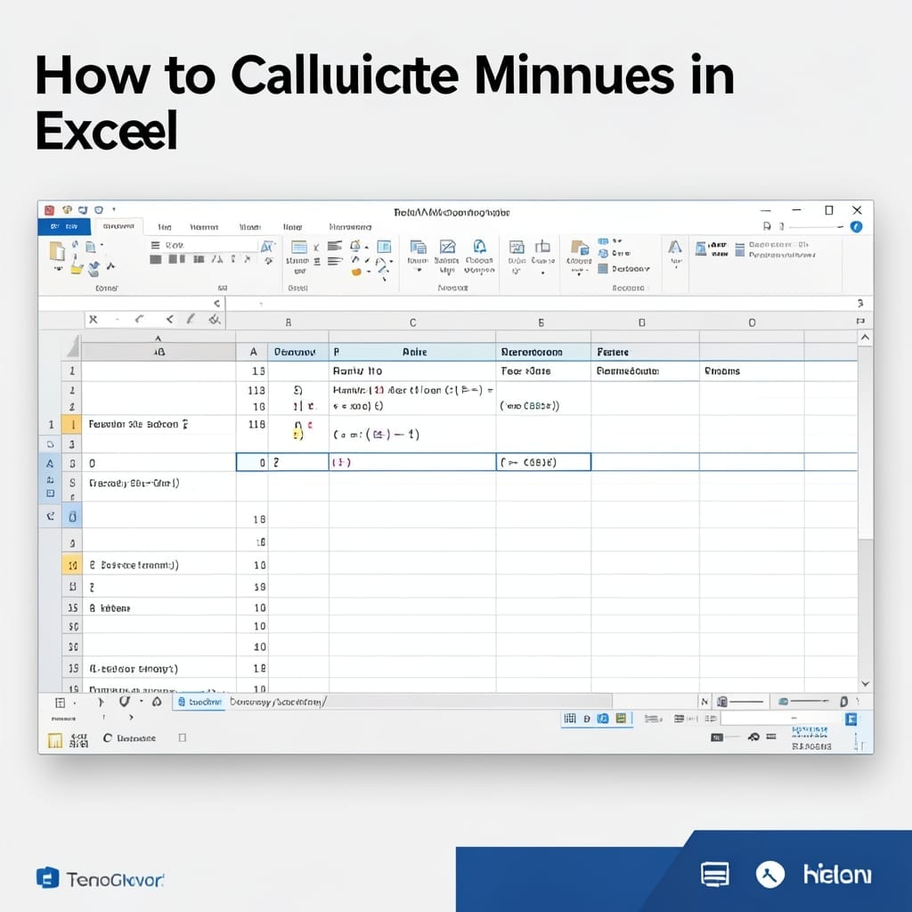 How to Calculate Minutes in Excel: Time-Saving Formula for Spreadsheets